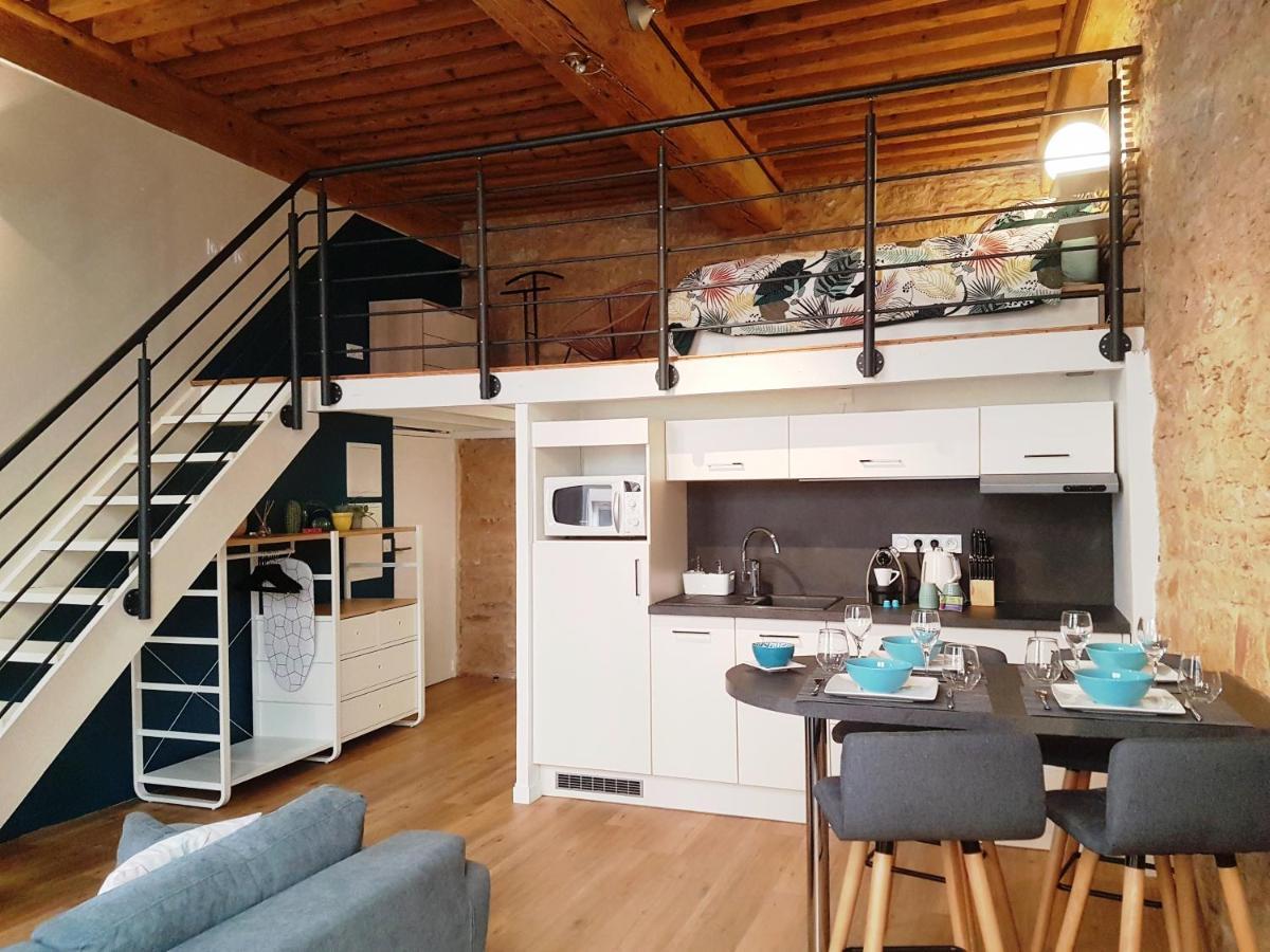 Charmant Appartement Style Canut Pentes Croix Rousse Lyon Exterior photo